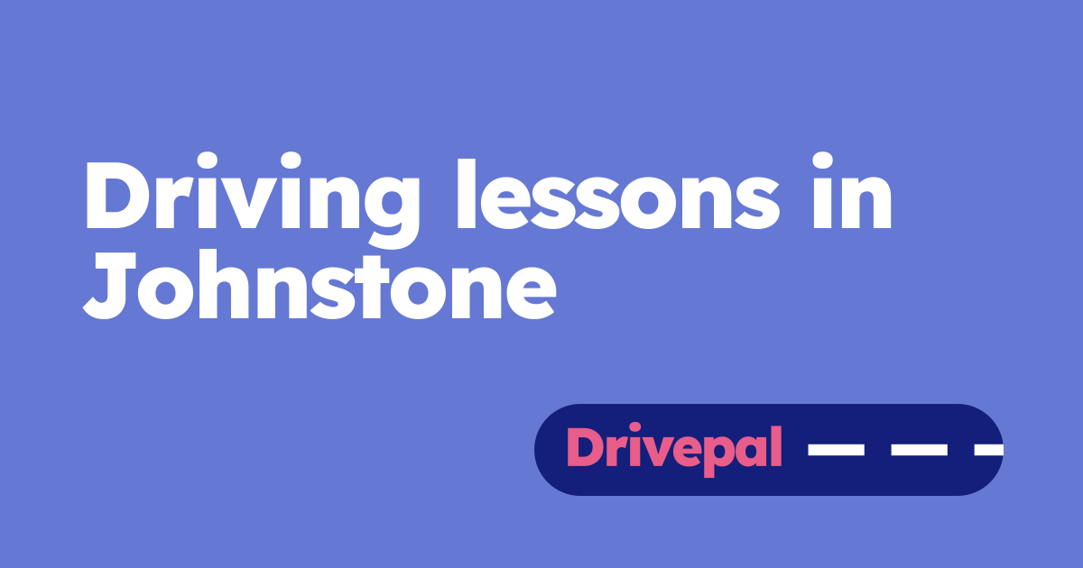 Driving Lessons in Johnstone: 3 Schools
